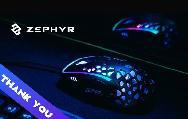 自帶風扇的電競滑鼠《Zephyr》發動集資之力預計今年10月推出