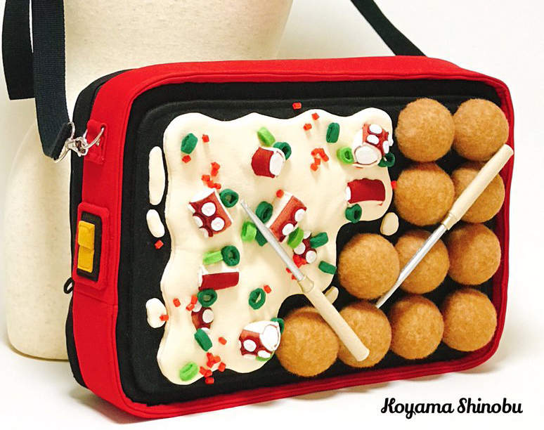 看了會肚子餓的《章魚燒斜背包》疑!?怎麼有股陣陣香味飄過來,喔~那是我的包包 看了會肚子餓的《章魚燒斜背包》疑!?怎麼有股陣陣香味飄過來,喔~那是我的包包