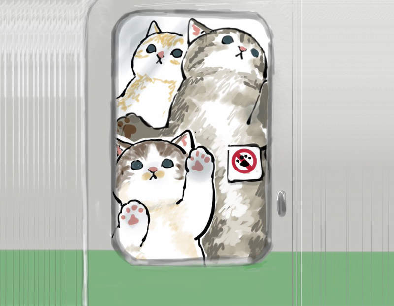 一日社畜終身社畜《通勤上班貓》日本繪師栩栩如生的可愛創作 一日社畜終身社畜《通勤上班貓》日本繪師栩栩如生的可愛創作