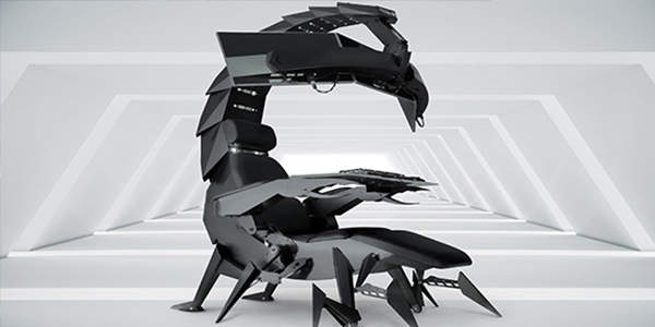 魔蠍大帝《Cluvens IW-SK》科幻風十足的蠍型電競椅