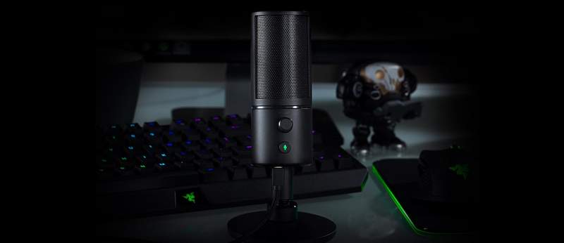 雷蛇魔音海妖《數位USB直播麥克風》電競硬體的名字都是這麼煞氣的嗎