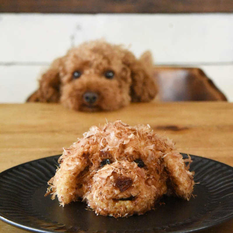 媽媽神複製《紅貴賓飯糰》貴賓狗特有的捲毛質感完全再現，根本捨不得吃啊啊啊...