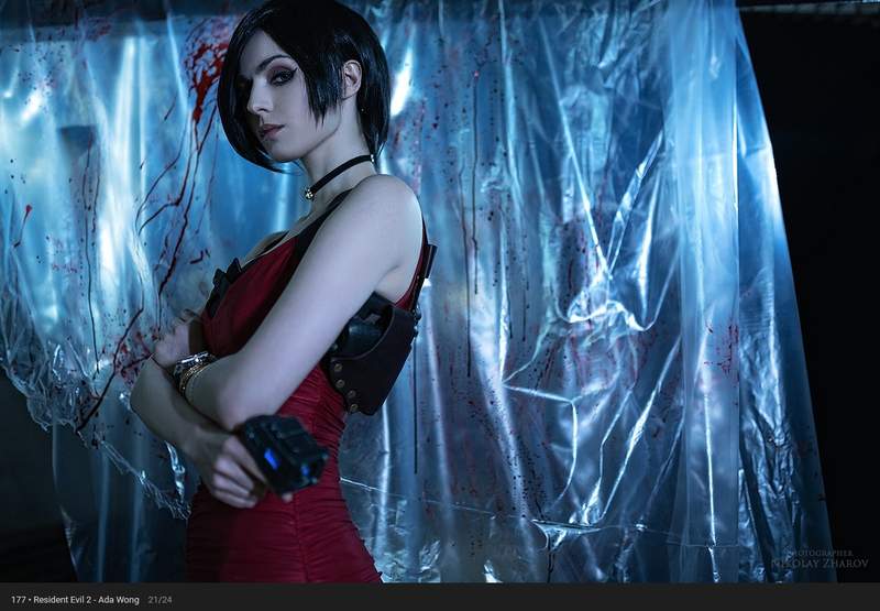 惡靈古堡2重製版《ADA艾達王cosplay》俄羅斯美女mightyraccoon超性感❤ 惡靈古堡2重製版《ADA艾達王cosplay》俄羅斯美女mightyraccoon超性感❤