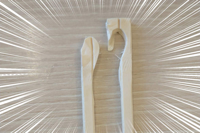 《免洗筷的珍奇斷法》到底是發生了什麼事才能讓筷子斷出這種形狀...