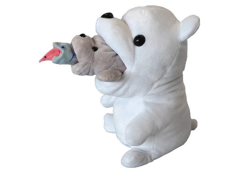 《北極熊食物鏈玩偶》好奇系列讓你了解大自然生物運作的娃娃