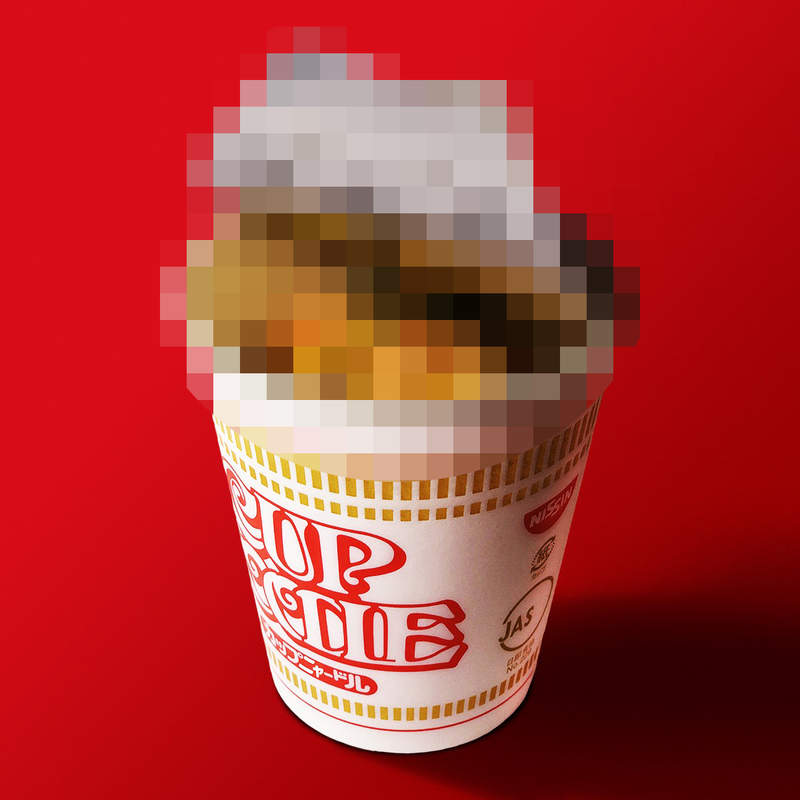 日清《貓之日泡麵》突然多出的杯麵開口，打開泡麵蓋才知道這麼可愛...