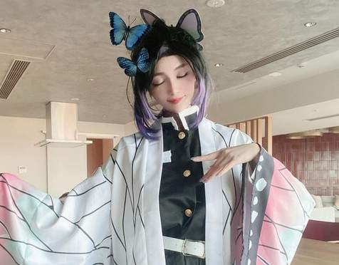 森下悠里cos《鬼滅之刃胡蝶忍》網友表示那種兇巴巴感的FU表現真到位 森下悠里cos《鬼滅之刃胡蝶忍》網友表示那種兇巴巴感的FU表現真到位