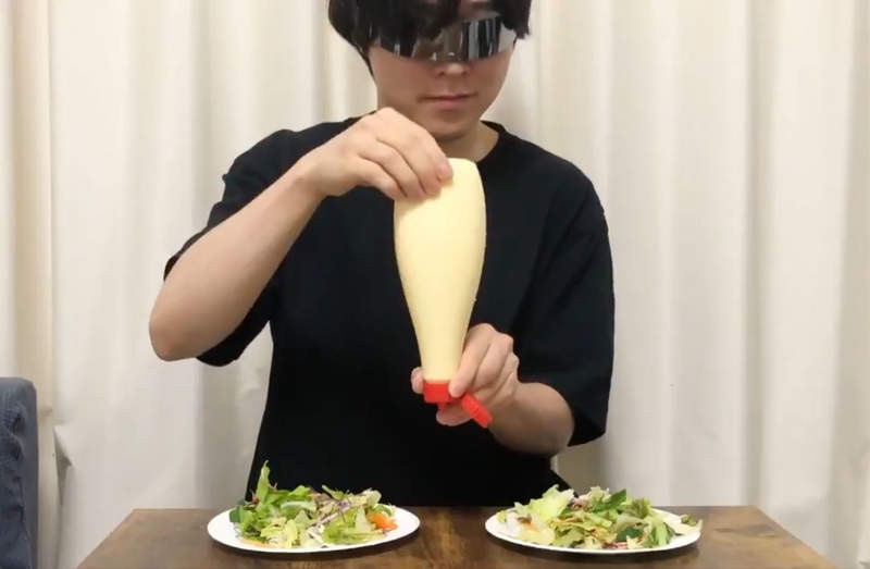 ARuFa流《華麗閃躲掉子彈的美乃滋》吃沙拉時這是很好用的一招