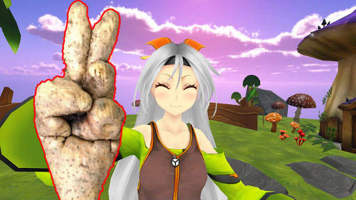 奇蹟般的農作物《比YA的山芋》完成度高超乎想像的V字手勢 奇蹟般的農作物《比YA的山芋》完成度高超乎想像的V字手勢