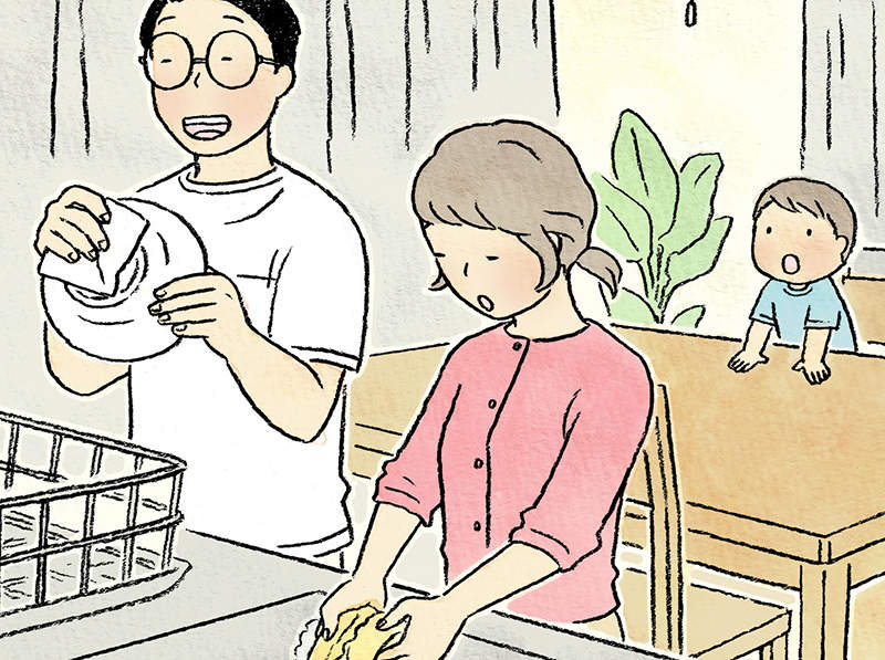 《正麵漫畫廣告炎上》碗筷為什麼留到媽媽回家再洗?溫馨家庭漫畫被最後一格糟蹋了? 《正麵漫畫廣告炎上》碗筷為什麼留到媽媽回家再洗?溫馨家庭漫畫被最後一格糟蹋了?