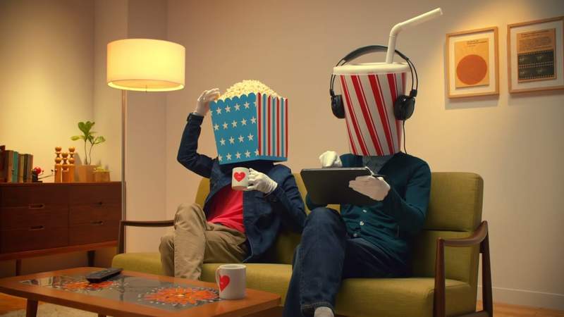 腐味瀰漫《日本電影院宣導廣告》最新作　爆米花男＆飲料男的感情發展成為焦點ww