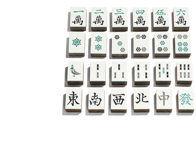 Tiffany綠超好看《蒂芙尼精美麻將組》有錢人的生活就是這麼樸實無華