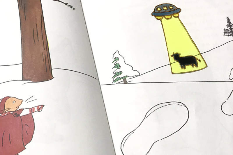 《亂入故事的飛碟書籤》無論原本故事內容,都可能演變成外星人綁架事件ww 《亂入故事的飛碟書籤》無論原本故事內容,都可能演變成外星人綁架事件ww