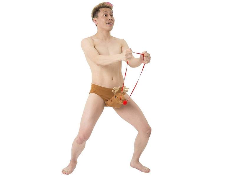 2020聖誕交換禮物《丁丁絨毛麋鹿內褲》收到的那個人要在現場實穿給大家看 2020聖誕交換禮物《丁丁絨毛麋鹿內褲》收到的那個人要在現場實穿給大家看