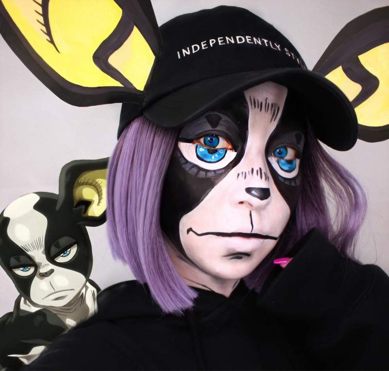 JOJO的奇妙冒險《二次元動漫化妝》這樣的伊奇有點潮，潮到出水惹