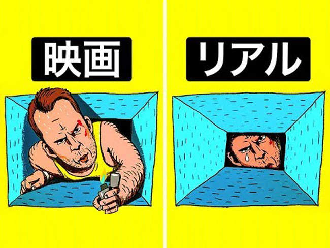 12種《好萊塢電影與現實差異》主角不會死,但現實生活中的我們~會GG 12種《好萊塢電影與現實差異》主角不會死,但現實生活中的我們~會GG