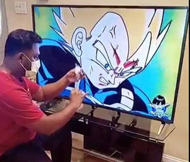 同步率100%《害怕打針的悲劇塔》動作配合畫面同步感覺賽亞人王子真的很痛苦 同步率100%《害怕打針的悲劇塔》動作配合畫面同步感覺賽亞人王子真的很痛苦