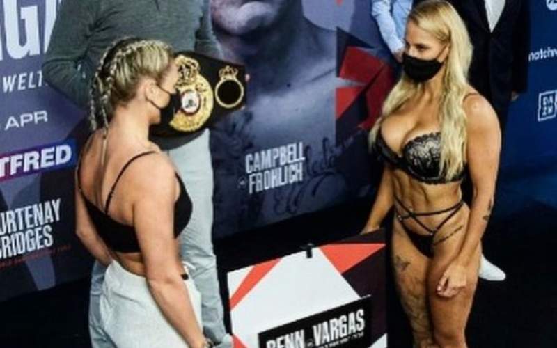 美女拳擊手《蕾絲爆乳內衣》過磅暴紅 登上「世界冠軍戰」擂台結局出爐 美女拳擊手《蕾絲爆乳內衣》過磅暴紅 登上「世界冠軍戰」擂台結局出爐