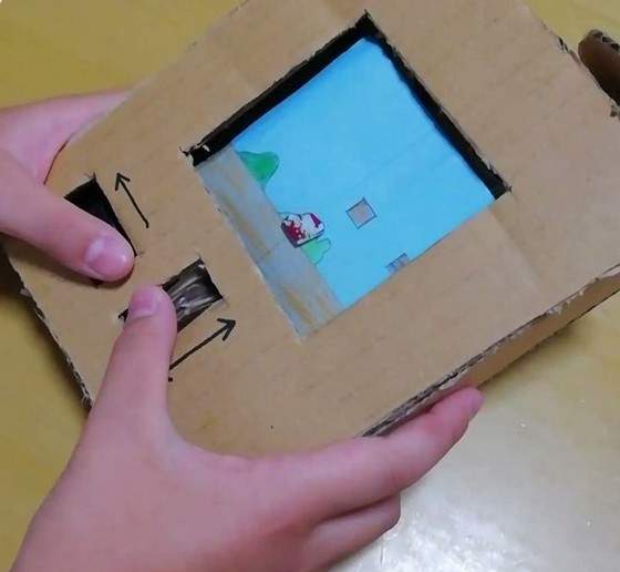 懷舊製作《紙箱遊戲機》還原紅白機瑪莉歐的遊戲過程超有趣