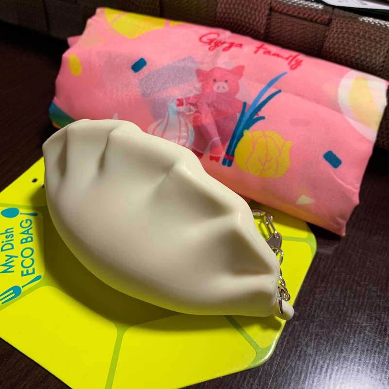 可愛又實用《水餃型環保袋》出門在外包包掛一個怎樣都方便