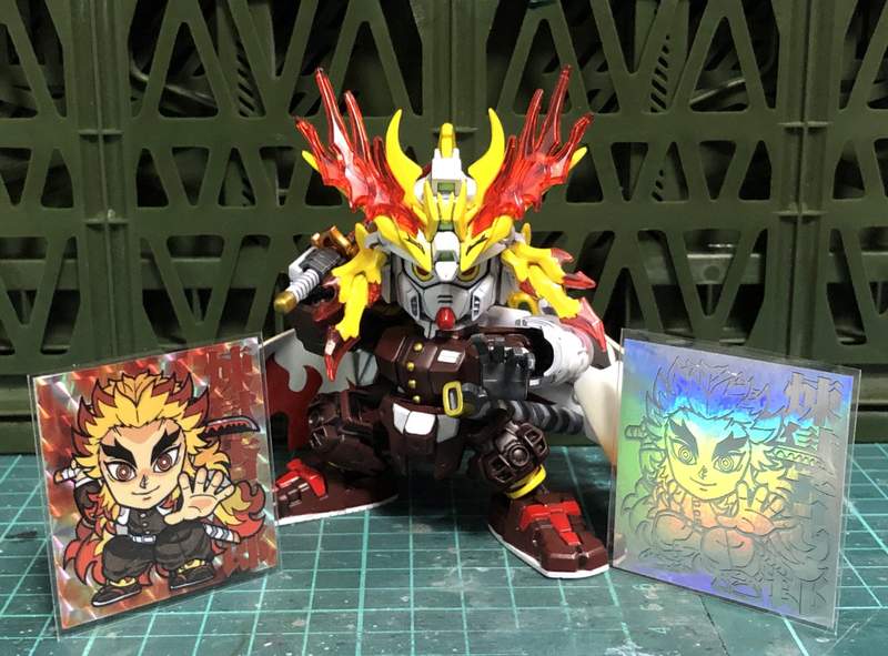 鬼滅之刃SD鋼彈化《煉獄頑駄無 炎柱鋼彈》那個表情跟眼神,這是大哥沒有錯 鬼滅之刃SD鋼彈化《煉獄頑駄無 炎柱鋼彈》那個表情跟眼神,這是大哥沒有錯