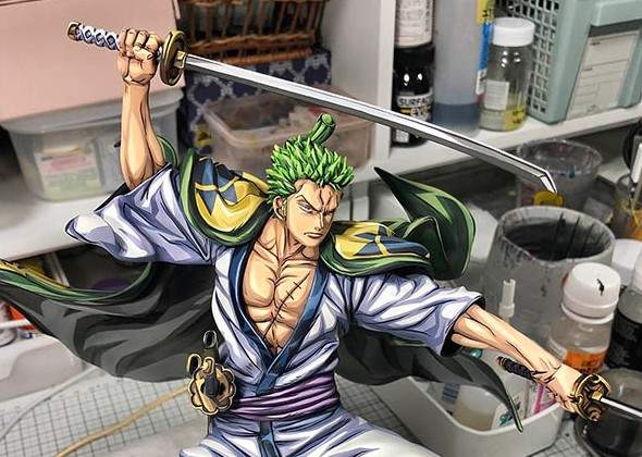 突破次元之壁《索隆二次元塗繪》藝術家3D變2D跳脫平面的立體表現