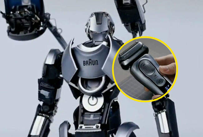 把刮鬍刀分解做成《鋼鐵人戰爭機器》德國Braun百靈牌果然很厲害 把刮鬍刀分解做成《鋼鐵人戰爭機器》德國Braun百靈牌果然很厲害