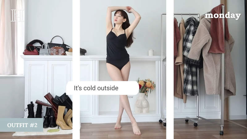 【有片】小嶋陽菜《正妹換衣服影片》天氣冷要怎麼暖怎麼好看這邊示範給你看