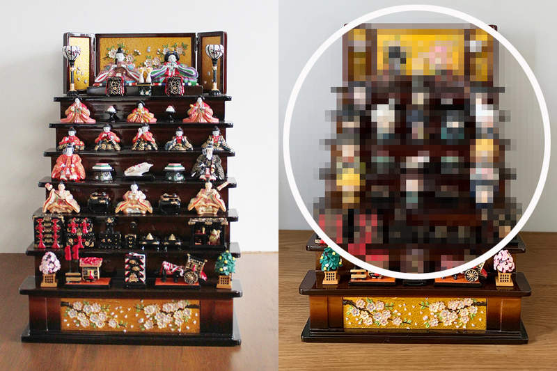 《今年和去年的女兒節雛人形》光看陳列台上的娃娃也能感受到《鬼滅之刃》的影響力...