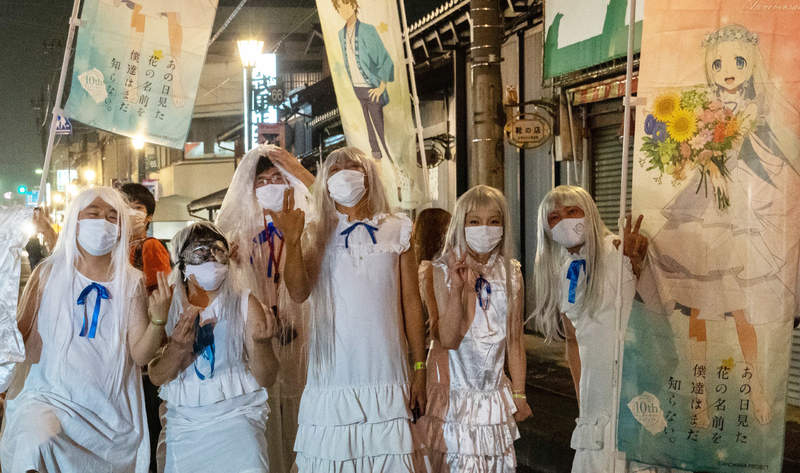《未聞花名10週年雪集祭》時隔10年再度上演女裝COSPLAY遊行 粉絲們相約10年後再見