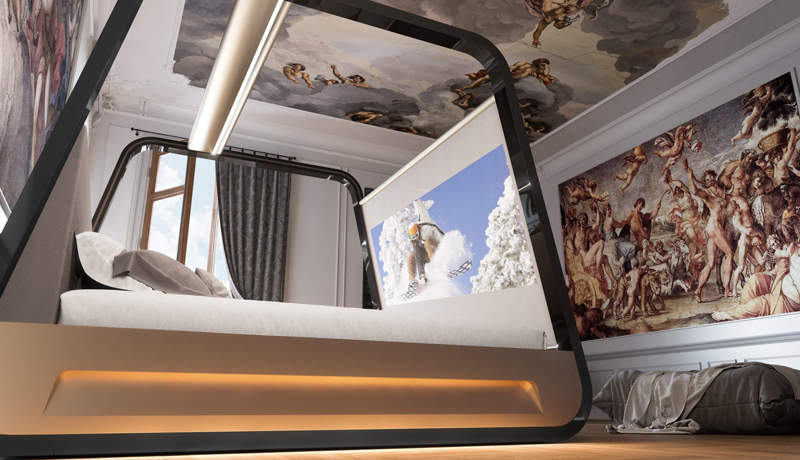 耍廢模式完全體，宅宅必備智慧床《HiBed》整天在床上「什麼事情都可以做喔～♥」