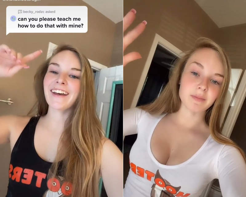 正妹店員教你《Hooters辣妹歐派的秘密》覺得很平沒關係,用這招馬上讓你挺起來 正妹店員教你《Hooters辣妹歐派的秘密》覺得很平沒關係,用這招馬上讓你挺起來