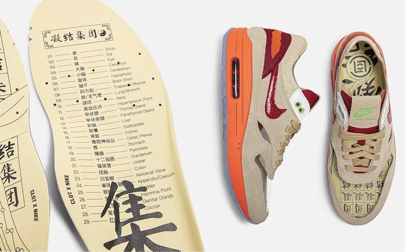 經典聯名鞋即將再復刻!《CLOT X Nike Air Max 1》死亡之吻"K.O.D." 發售資訊正式曝光!  經典聯名鞋即將再復刻!《CLOT X Nike Air Max 1》死亡之吻"K.O.D." 發售資訊正式曝光!