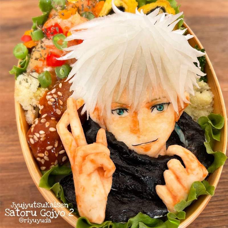 《咒術迴戰角色便當》超立體菜色設計讓人物看起來超生動
