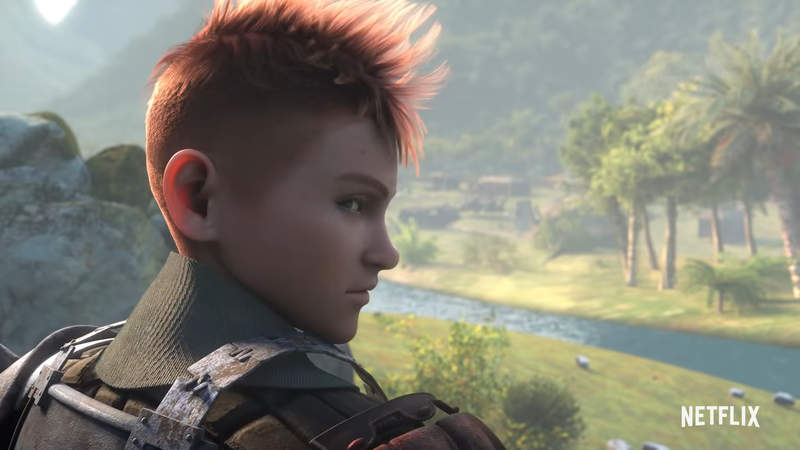 Netflix新動畫《魔物獵人公會傳奇》辣個能扛住黑龍大招不死男人的故事 Netflix新動畫《魔物獵人公會傳奇》辣個能扛住黑龍大招不死男人的故事