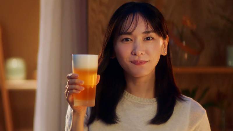 新垣結衣代言《Asahi生啤》首次接拍酒類廣告結果太有效果缺貨啦