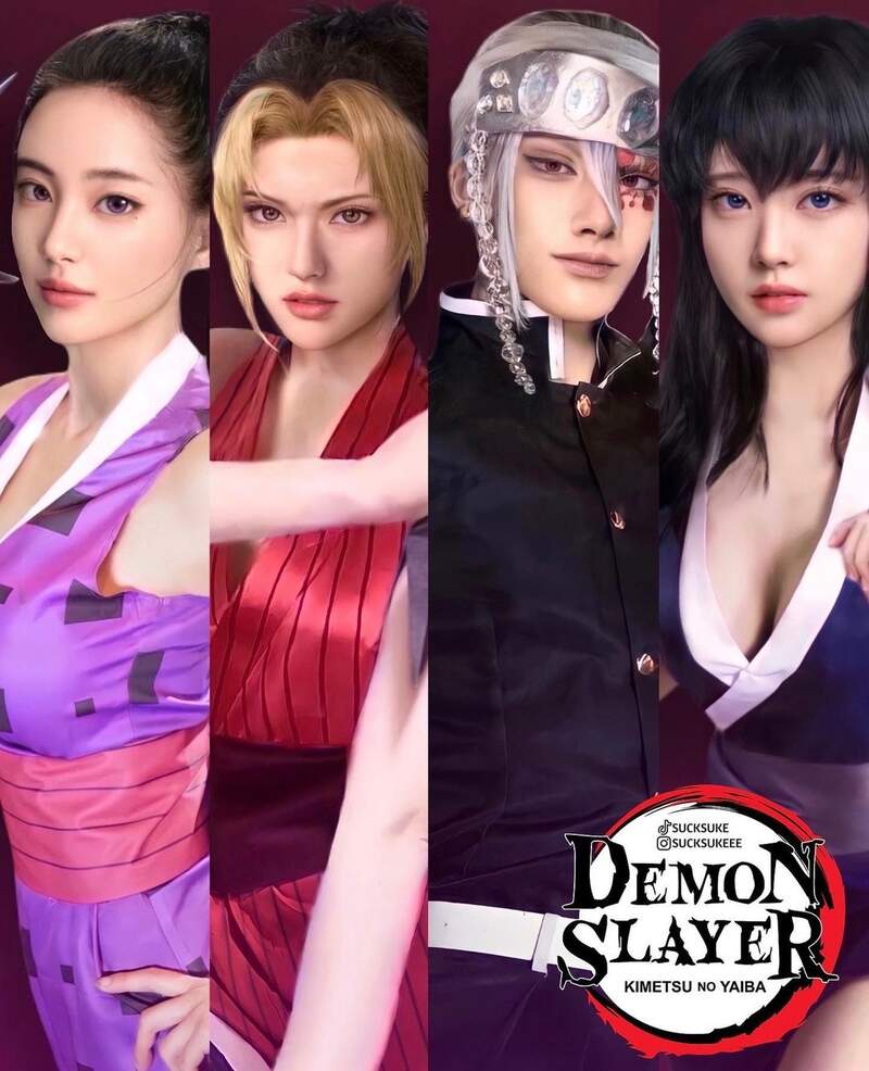 鬼滅之刃AI技術還原《宇髄天元以及他的三位老婆》這顏值!?這應該是人生勝利組之神了 鬼滅之刃AI技術還原《宇髄天元以及他的三位老婆》這顏值!?這應該是人生勝利組之神了