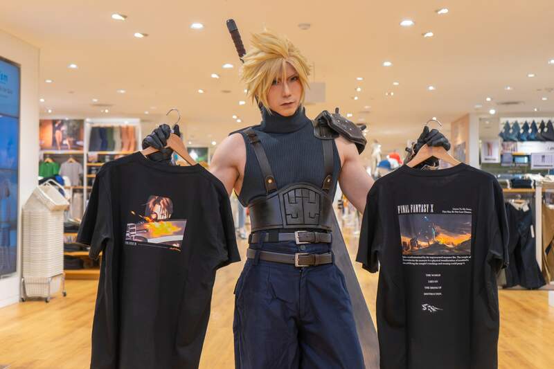 本尊駕到?《泰國UNIQLO x 最終幻想合作企劃》請coser扮演最終幻想7克勞德站台 本尊駕到?《泰國UNIQLO x 最終幻想合作企劃》請coser扮演最終幻想7克勞德站台
