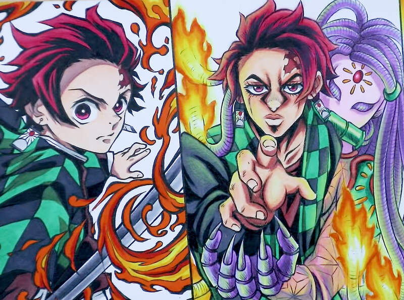 畫家用不同畫風呈現《鬼滅之刃 竈門炭治郎》JOJO版那畫面就像是有替身能力一樣XD 畫家用不同畫風呈現《鬼滅之刃 竈門炭治郎》JOJO版那畫面就像是有替身能力一樣XD