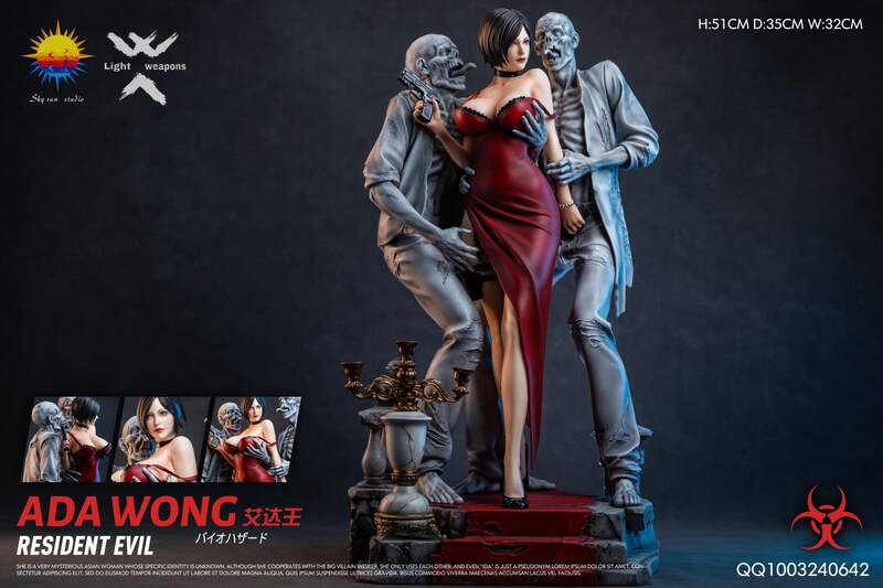 暗黑女王系列《惡靈古堡 艾達王》1/4模型 等等那殭屍的手在摸哪裡？