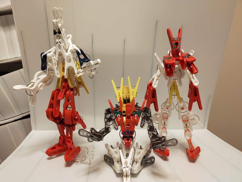 網友創意製作《洗衣夾蓋特機器人》還能重現三種變形模式也太強