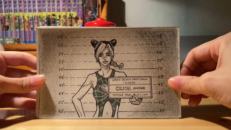 JOJO的奇妙冒險《手繪石之海連環畫劇》就像傳統說故事一樣重現PV的每一幕畫面