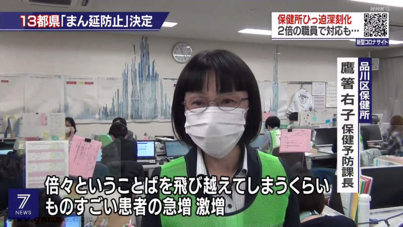 《日本保健所的奇葩工作》手寫確診圖突破天際貼到天花板 挨批落伍又浪費人力搞作秀