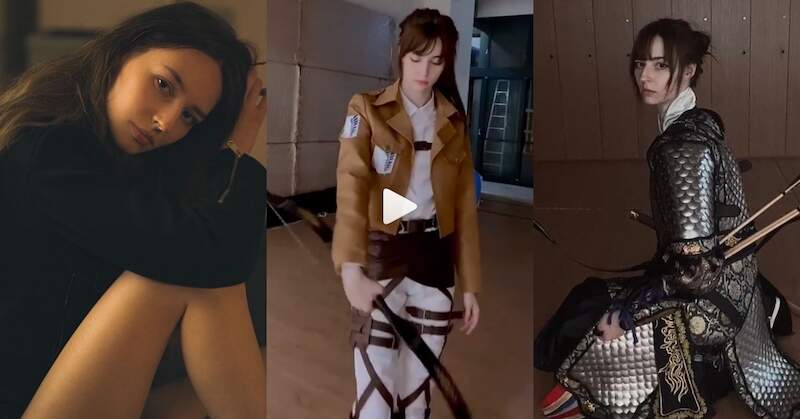 《在台灣推廣「射藝」的烏克蘭美女Lana》擁有精靈般美貌的她不當模特，而是英姿颯爽的弓箭手！