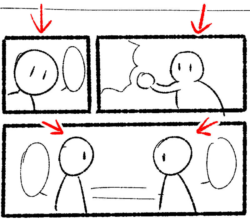 《畫漫畫容易犯的毛病》你習慣讓角色頭上留白嗎？這樣不知不覺會導致畫面很單調