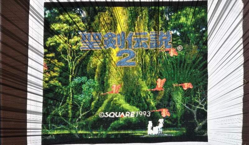 網友用刺繡表現《聖劍傳說2 遊戲開頭畫面》玩過遊戲的我,感覺BGM又一首一首在我腦海裡播放 網友用刺繡表現《聖劍傳說2 遊戲開頭畫面》玩過遊戲的我,感覺BGM又一首一首在我腦海裡播放