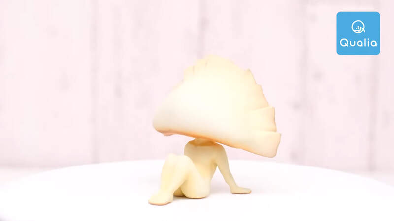 趣味扭蛋《餃座》非常有禮貌地在餐盤上等待被享用的餃子們