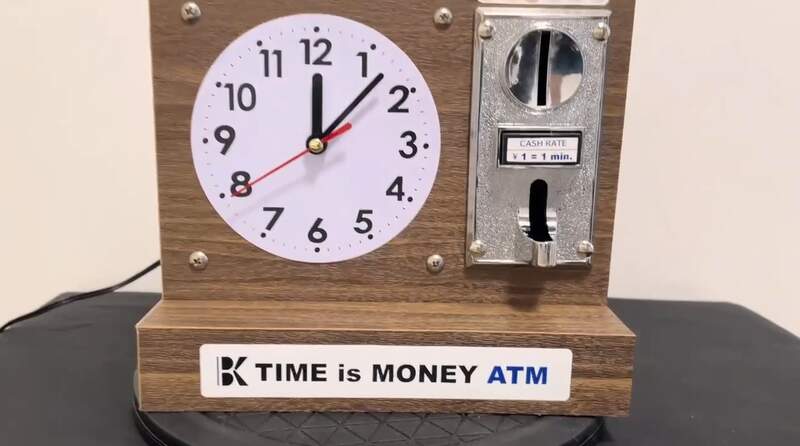 網友製作《可以用錢買時間的機器》時間成為貨幣的這天終於來了