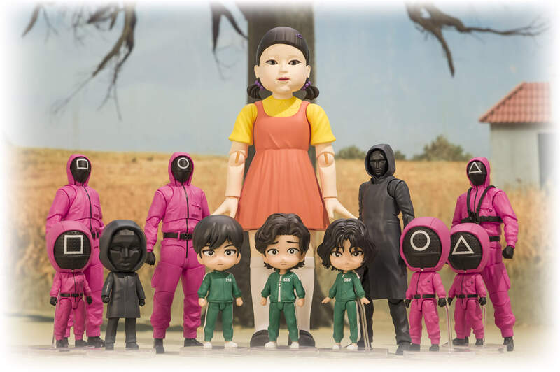 萬代新品公開《魷魚遊戲 主題模型》○☐△黑面具人、參賽者、123木頭人娃娃等都會推出