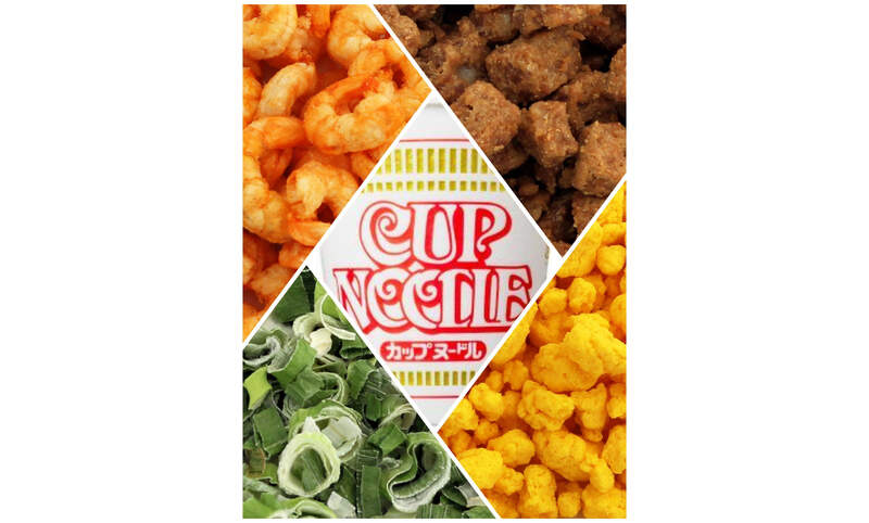 日清推出《泡麵佐料手機桌布》一開機就是滿滿的蝦仁、蔥蒜圖案，這畫面也太鬧了吧